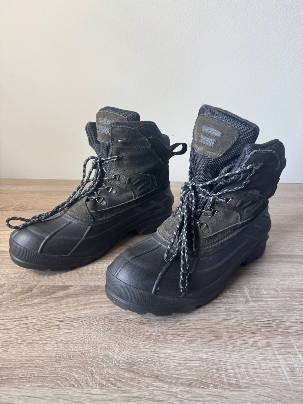 Kamik Fargo 2 Winter Snow Boots‎ Mens US 14 Waterproof Thinsulate Black